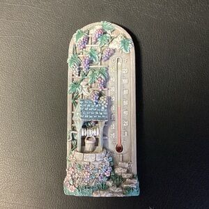 Charming Grapevine Thermometer Wall Art